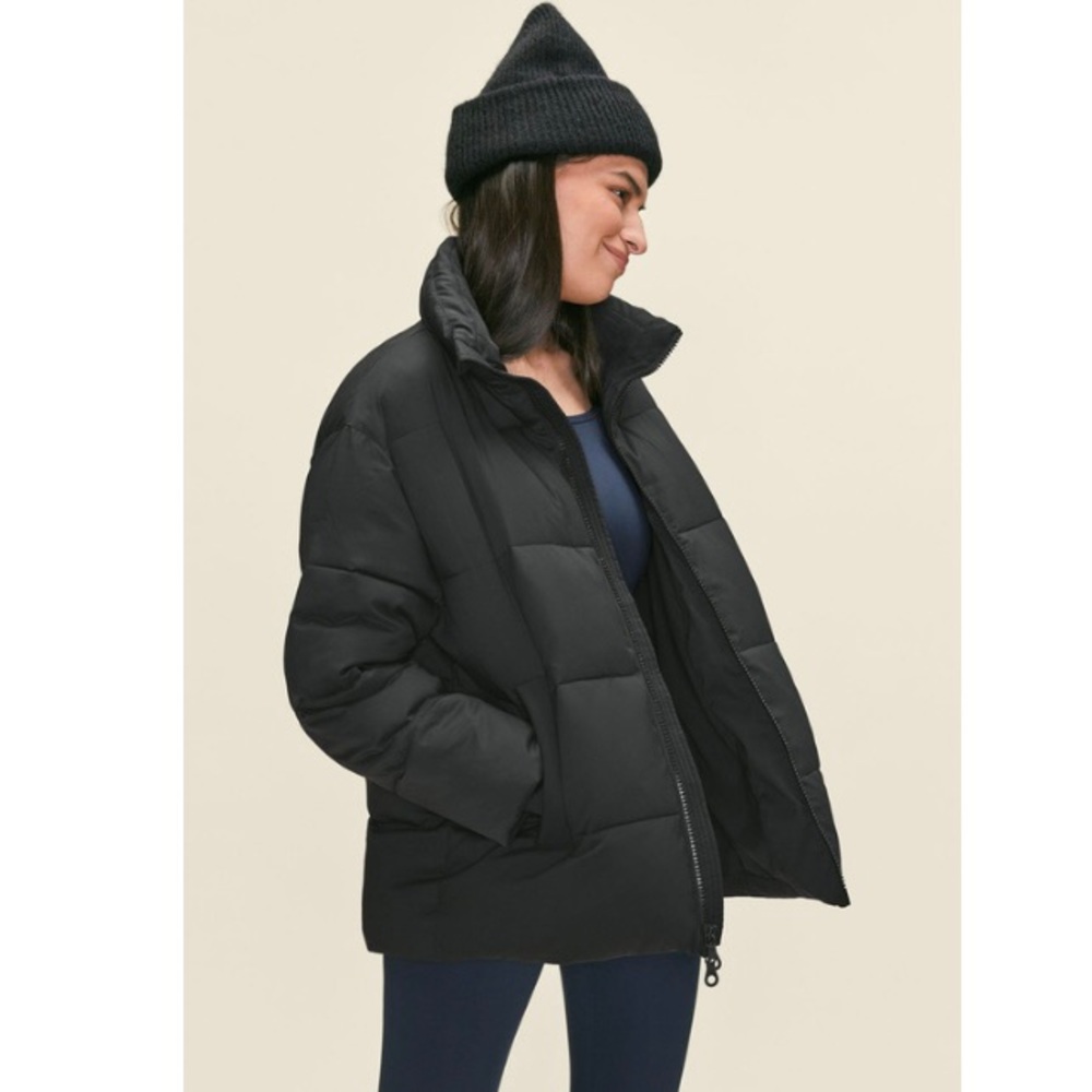 NWOT Black Classic Recycled Puffer